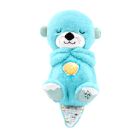 Nutria Peluche Respira Controla Ansiedad Azul Jugueteria