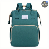 Pañalera Cambiador para Bebé con USB VERDE Bebé
